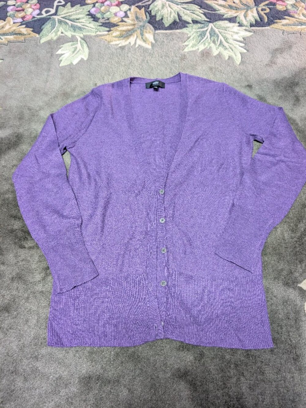 Purple Mossimo Cardigan